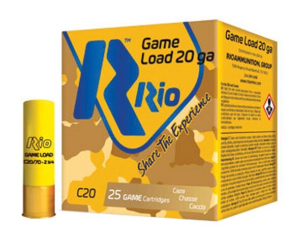 Rio Field Low Recoil Shotshells 20 ga 2-3/4" 1oz #7.5 1180 fps 25/ct - Precision Shot Firearms
