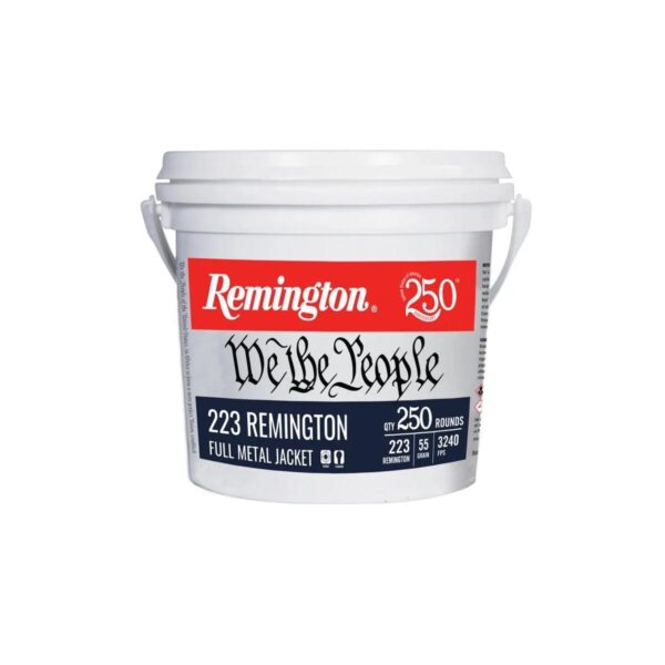 Remington We The People Rifle Ammunition 223 Rem 55gr FMJ 3240 fps 250/ct - Precision Shot Firearms