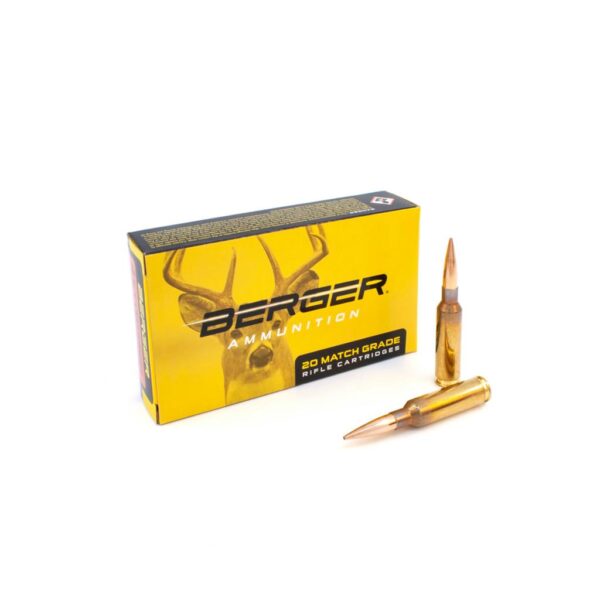 Berger Bullets Elite Hunter Rifle Ammunition 6.5mm Creedmoor 156gr EOL 2680 fps 20/ct - Precision Shot Firearms