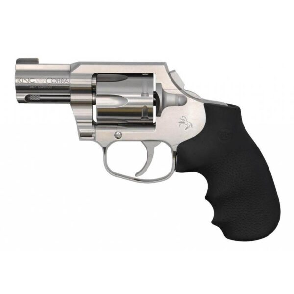 Colt King Cobra Carry DAO Handgun .357 Rem Mag 6rd Capacity 2" Barrel Stainless Finish Black Rubber Grips - Precision Shot Firearms
