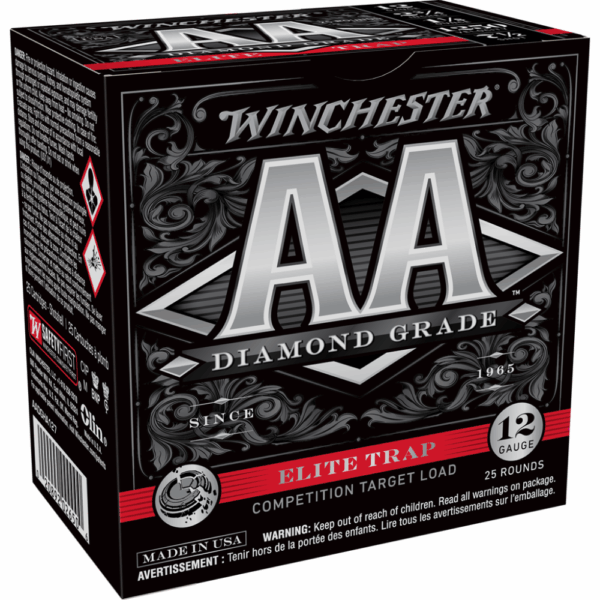 Winchester AA Diamond Grade Shotshells 12 ga 2-3/4" 1-1/8oz 1250 fps #7.5 25/ct - Precision Shot Firearms