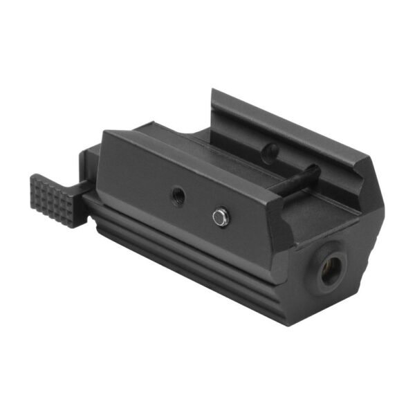 TACTICAL PISTOL RED LASER FOR ACCESSORY RAIL/ALUMINUM - Precision Shot Firearms
