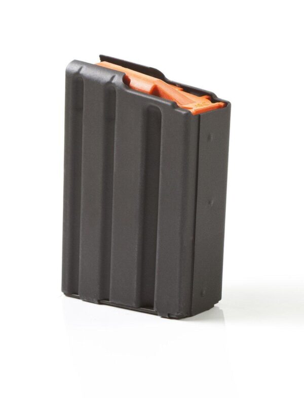 ASC AR Family Rifle Magazine Orange Follower .223 Remington Black Stainless Steel 10/rd - Precision Shot Firearms