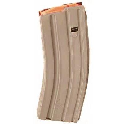 ASC AR Family Rifle Magazine Orange Follower Dark Earth Stainless Steel .223 Remington 30/rd - Precision Shot Firearms