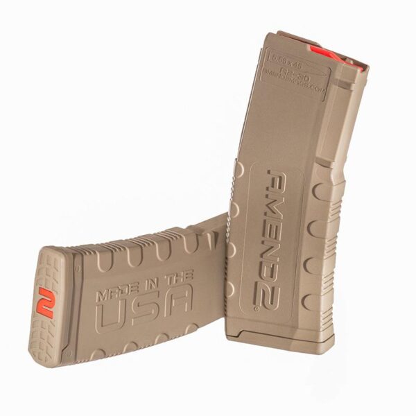 Amend2 AR-15 Polymer Magazine MOD-2 Model 223/556 - 30/rd FDE - Precision Shot Firearms