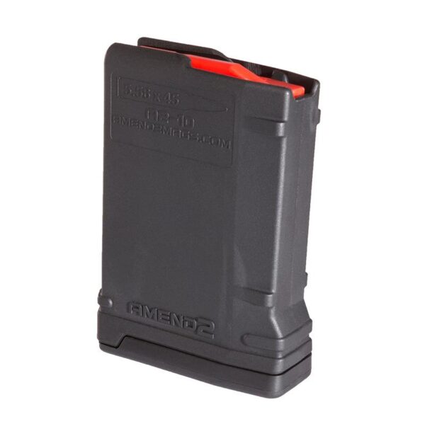 Amend2 AR-15 Polymer Magazine MOD-2 Model - 10/rd Black - Precision Shot Firearms