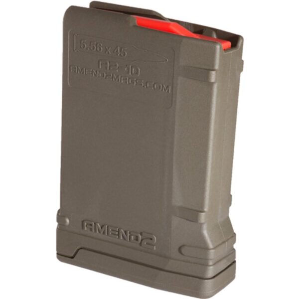 Amend2 AR-15 Mod-2 Model Rifle Magazine OD Green 5.56/.223 10/rd - Precision Shot Firearms