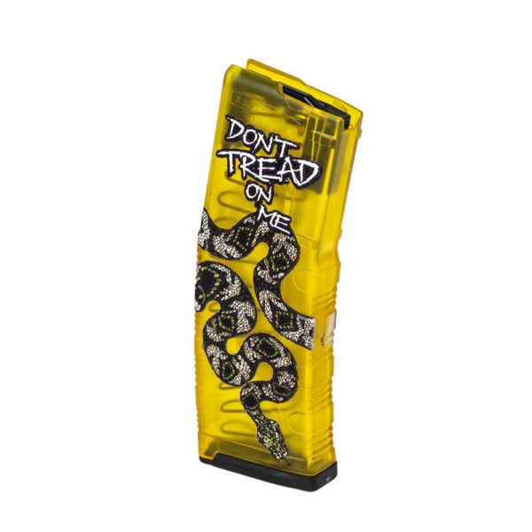 Amend2 AR-15 Rifle Magazine Translucent Yellow Don't Tread On Me 5.56x45mm/.223 Rem 30/rd - Precision Shot Firearms