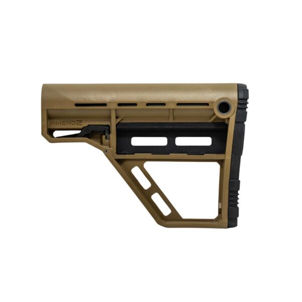 Amend2 AMS Modular Stock Coyote Brown - Precision Shot Firearms