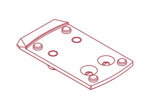 ZRO Delta MODULUS Mounting Plate - SHIELD - Precision Shot Firearms