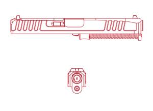 ZRO Delta MODULUS Slide Assembly - Duty - Precision Shot Firearms