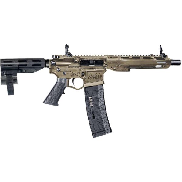 ATI ALPHA MAXX FDE Pistol .300 Blk 30rd Magazine(1) 7.5" Barrel 7" M-LOK Handguard w/Brace Flip Up Sights - Precision Shot Firearms