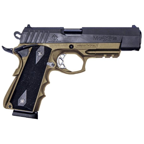 ATI FXH-45C Handgun .45 ACP 8rd Magazine 4.25" Barrel Black Slide FDE Frame Black Grips - Precision Shot Firearms