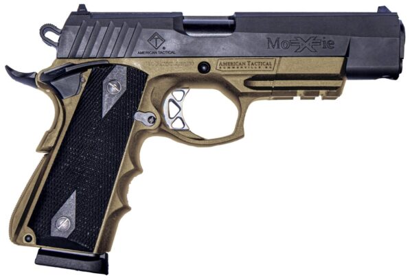ATI FXH-45 Moxie Handgun .45 ACP 8rd Magazine 5" Barrel Black Slide FDE Frame and Black Grips - Precision Shot Firearms