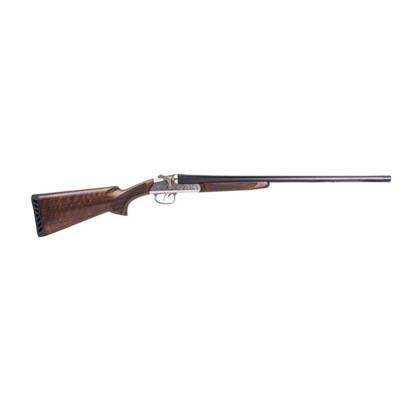 ATI Road Agent Prime SXS Shotgun 20ga 2rd Capacity 3" Chamber 26" Barrel Wood Stock Silver Engraved Reciever - Precision Shot Firearms