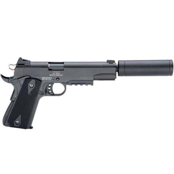 ATI German Sport 1911 AD OPS Handgun 22LR 10/rd 5" Barrel Black with Fake Suppressor - Precision Shot Firearms