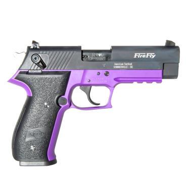 GSG FIREFLY Handgun .22 LR 10rd Magazine 4.9" Barrel Black/Purple - Precision Shot Firearms