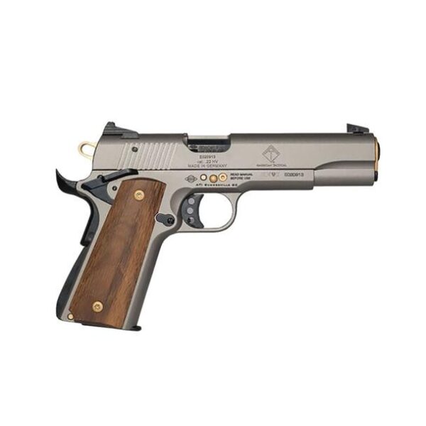 ATI GSG M1911 15th Anniversary Handgun .22 LR 10rd Magazine 5" Barrel Wood Grip Gold Inlay - Precision Shot Firearms