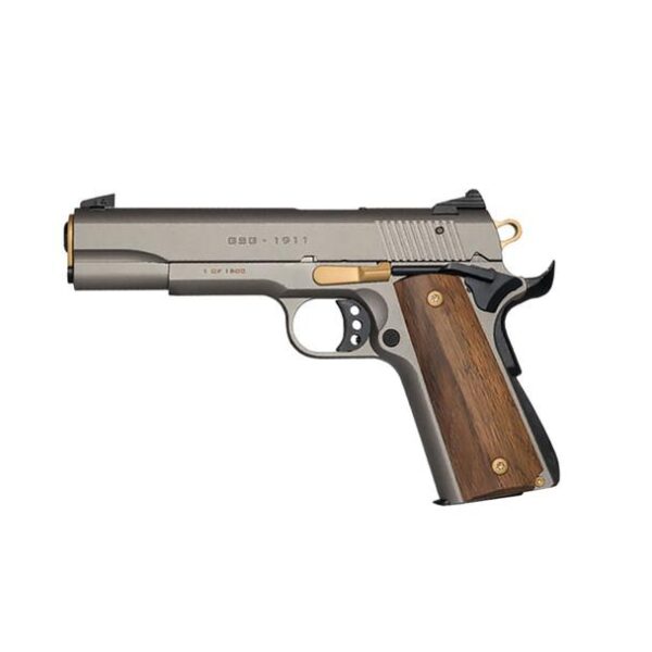 ATI GSG M1911 15th Anniversary Handgun .22 LR 10rd Magazine 5" Barrel Wood Grip Gold Inlay - Precision Shot Firearms