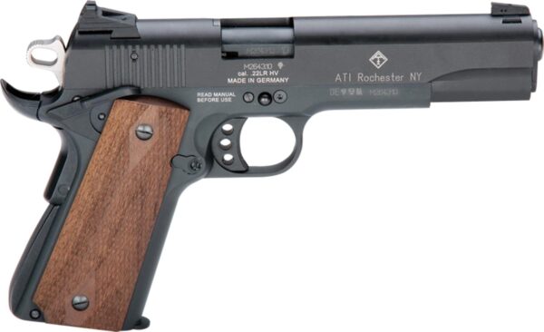 ATI GSG M1911 Handgun .22 LR 10rd Magazine 5" Barrel Wood Grips Threaded Barrel - Precision Shot Firearms