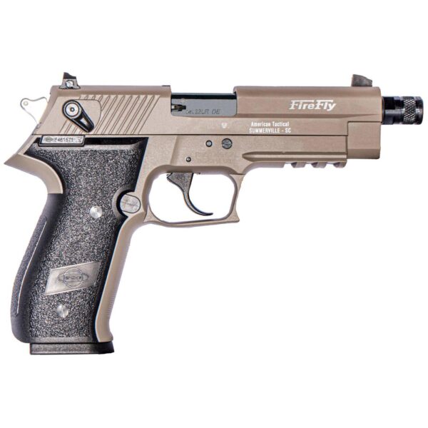 ATI GSG Firefly Handgun .22 LR 13rd Magazine(1) 4.9 Threaded Barrel Tan Frame - Precision Shot Firearms