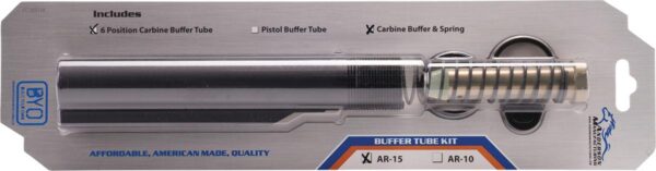 Kit Buffer Tube Carbine Length 6 Position Mil Spec Black - Precision Shot Firearms