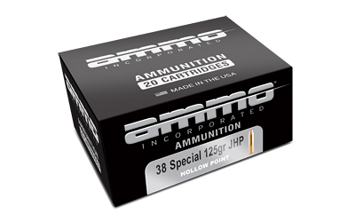 AMMO INC. 38SPL 125GR XTP JHP 20/200, SKU AMI38125JHP