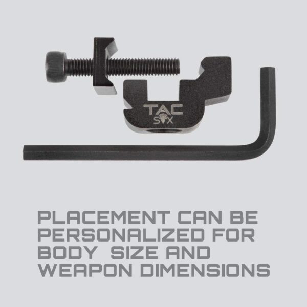 Allen Tac Six Citadel QD Picatinny Rail Weapon Mount Black - Precision Shot Firearms