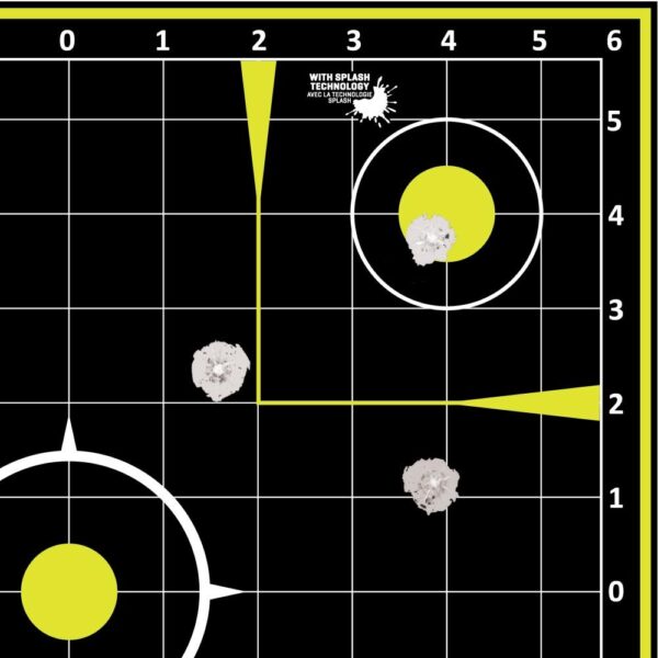 Allen EZ Aim Non-Adhesive Splash Target 12.5" Black and Yellow 30 per Pad - Precision Shot Firearms