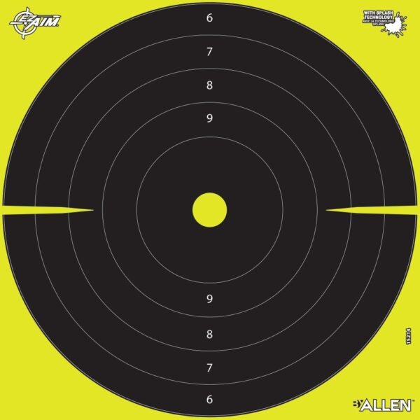 Allen EZ Aim Splash Reactive Target 12.5" Bullseye 30 per Pad - Precision Shot Firearms