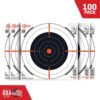 Allen EZ Aim paper Bullseye Target Pad 12x12 100 per Pad - Precision Shot Firearms