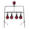 EZ-Aim Deflector Resetting Spinner Target System 16"W x 22.25"H Black/Red - Precision Shot Firearms