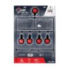 EZ-Aim Deflector Resetting Spinner Target System 16"W x 22.25"H Black/Red - Precision Shot Firearms