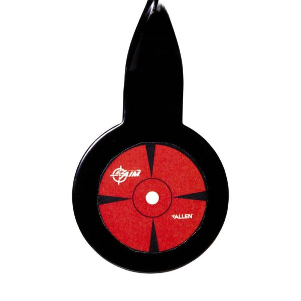 EZ-Aim Deflector Resetting Spinner Target System 16"W x 22.25"H Black/Red - Precision Shot Firearms