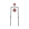 Allen EZ-Aim Hardrock AR500 Round Spinner Targets & Stand for Rimfire Rounds & Centerfire Pistols 7.375"W x 21.75"H White/Red/Black - Precision Shot Firearms