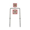 Allen EZ-Aim Hardrock AR500 Square Spinner Targets & Stand for Rimfire Rounds & Centerfire Pistols 9.5"W x 22.75"H White/Red/Black - Precision Shot Firearms