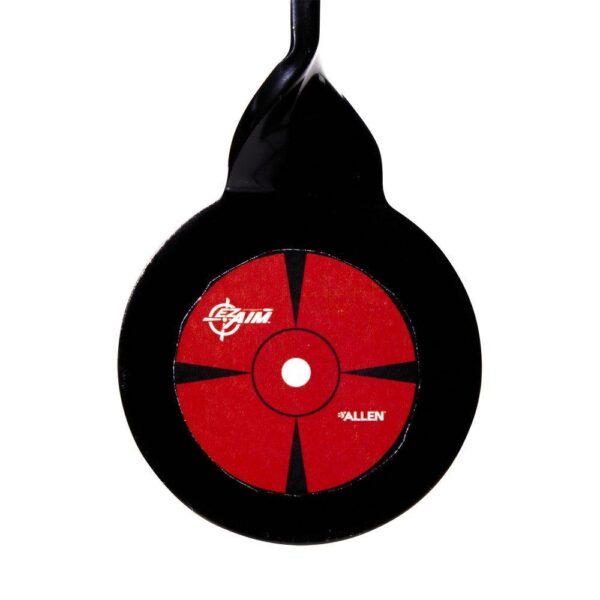 EZ-Aim Triple Deflector Spinner Target System Rimfire .22 Cal. & Air Guns 10.75"W x 12.5"H - Black/Red - Precision Shot Firearms
