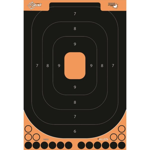 Allen EZ Aim Adhesive Splash Handgun Training Kit 14x22" with Stand - Precision Shot Firearms