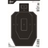 Allen EZ Aim Paper IPSC 1/2 Size Target 12x18 Black and White 50/ct - Precision Shot Firearms