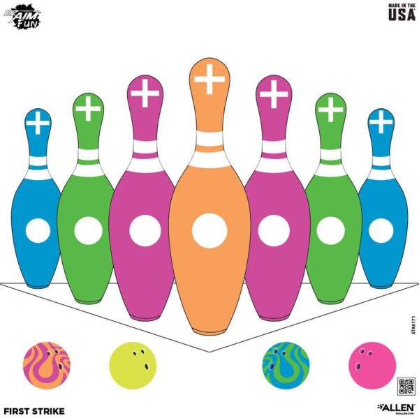 Allen EZ Aim Fun Triggering More Fun Paper Targets 12"x12" Multi 9/ct - Precision Shot Firearms