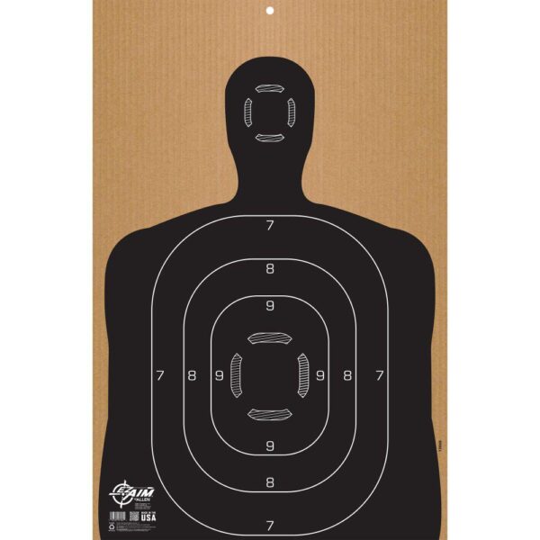 Allen EZ Aim Silhouette Corrugated Shooting Target B27 23" x 35" - Precision Shot Firearms