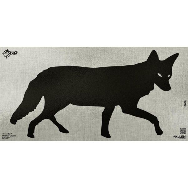 Allen EZ Aim Thermal ID Coyote Paper Target 24"x12" Grey - Precision Shot Firearms