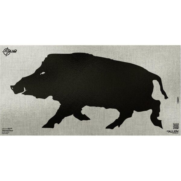 Allen EZ Aim Thermal ID Boar Paper Target 24"x12" Grey - Precision Shot Firearms