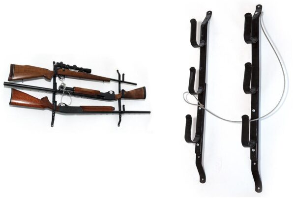 Allen Three Gun Locking Gun Rack with Steel Construction - Precision Shot Firearms