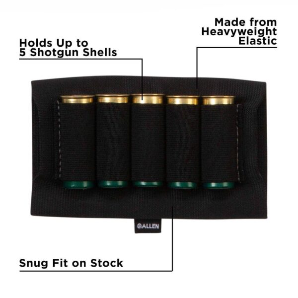Allen Company Buttstock Shotgun 5 Shell Holder - Precision Shot Firearms