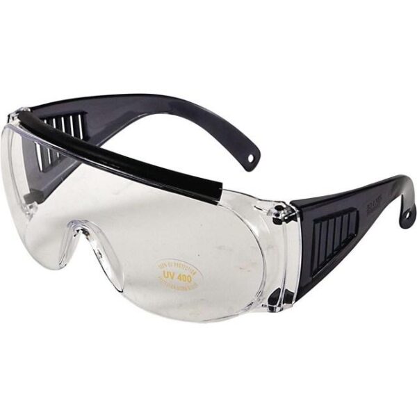 Allen Fit Over Shooting Glasses Black Frames with Clear Lens - Precision Shot Firearms