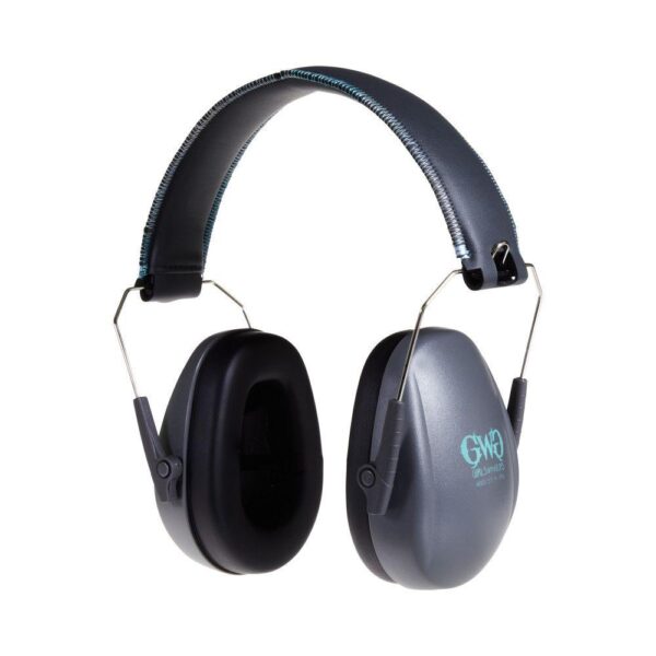 Allen Girls With Guns Assure Low-Profile Earmuffs Gray/Teal/Black -NRR 23db - Precision Shot Firearms