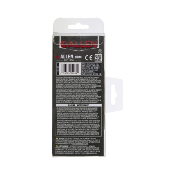 Allen Company Trigger Metal Frame Shooting Safety Glasses Clear Lens - Precision Shot Firearms