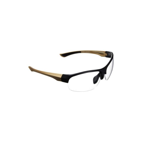 Girls With Guns Devotee Protective Shooting Safety Glasses Anti-Scratch/Fog/UV Coated Gold/Brown with Clear Lens - Precision Shot Firearms