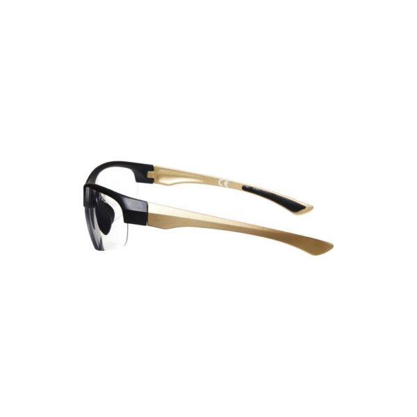 Girls With Guns Devotee Protective Shooting Safety Glasses Anti-Scratch/Fog/UV Coated Gold/Brown with Clear Lens - Precision Shot Firearms